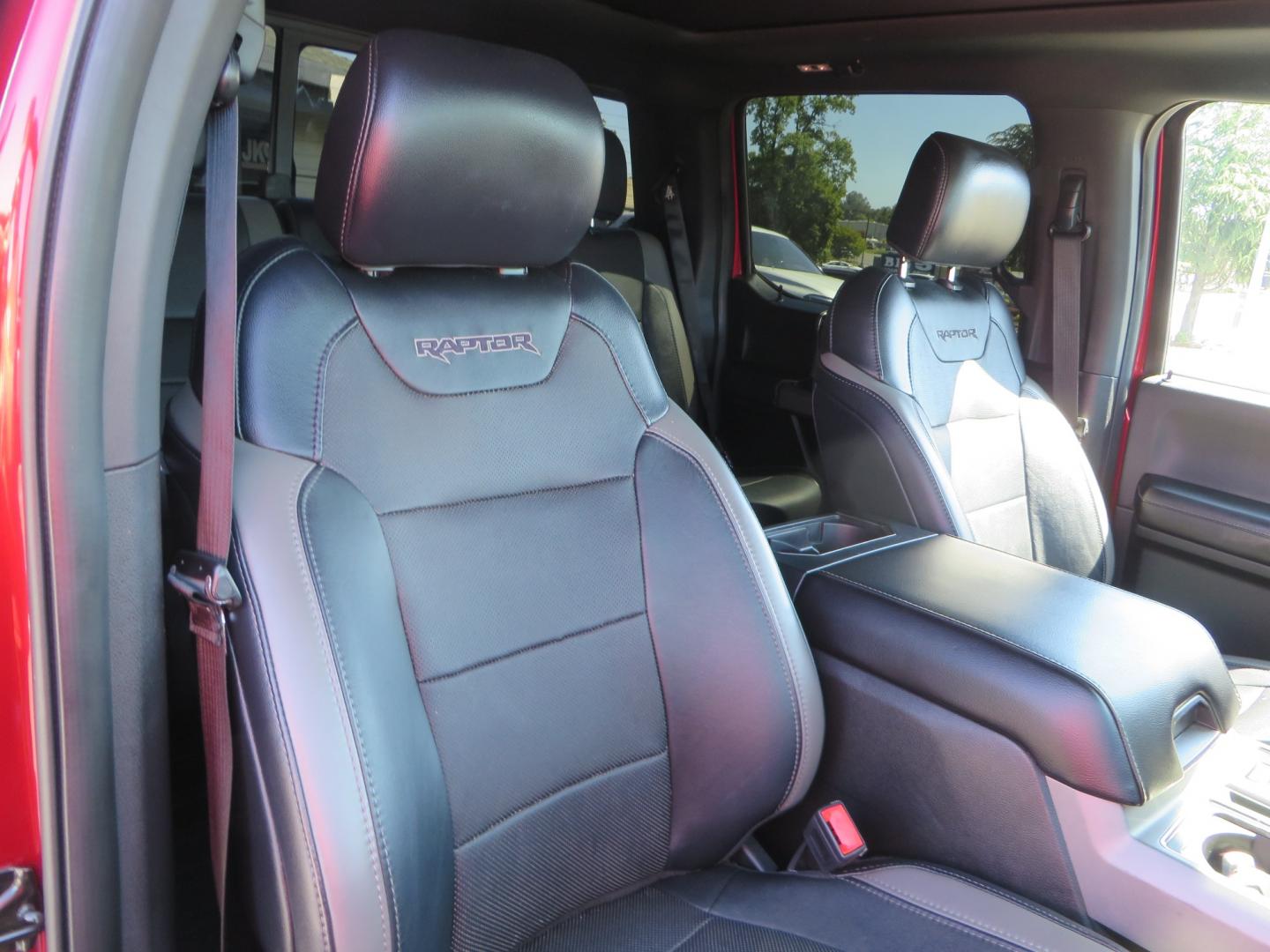 2018 MAROON /BLACK Ford F-150 Raptor SuperCrew 4WD (1FTFW1RG0JF) with an 3.5L engine, automatic transmission, located at 2630 Grass Valley Highway, Auburn, CA, 95603, (530) 508-5100, 38.937893, -121.095482 - Clean Raptor featuring a set of Eibach front springs, 37" BFG KO2 tires, and led fog lights. - Photo#54
